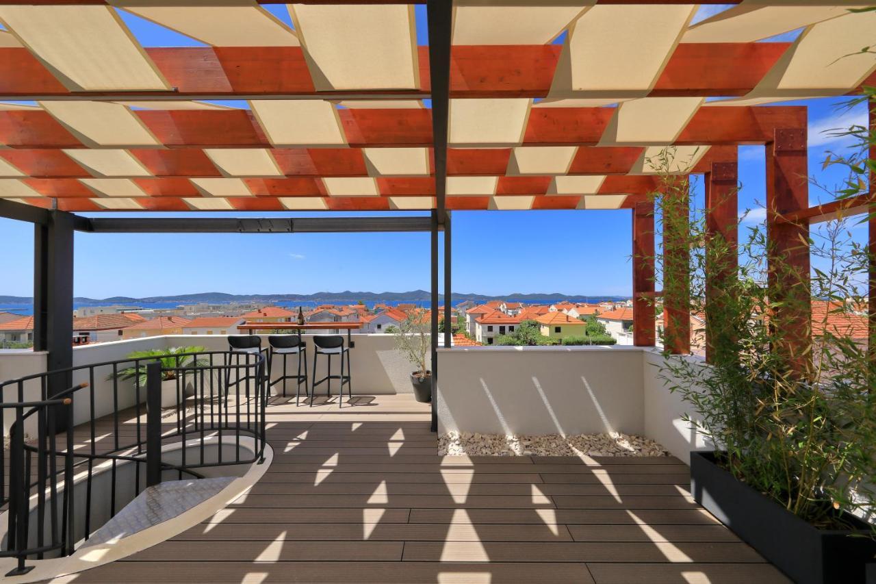 Penthouse Diem - Private Pool With Sea View Zadar Exterior foto