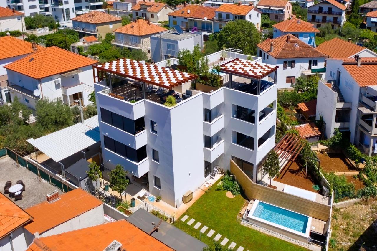 Penthouse Diem - Private Pool With Sea View Zadar Exterior foto